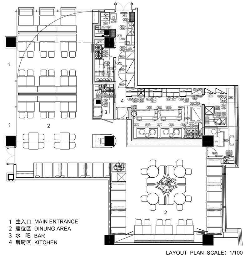 餐廳戶型圖